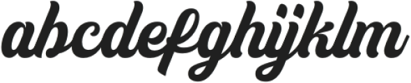 VintageGenial-Bold otf (700) Font LOWERCASE