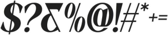 Vintera Italic otf (400) Font OTHER CHARS