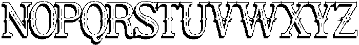 Vinterra Shadow otf (400) Font UPPERCASE