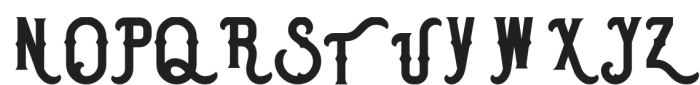 Vintique Regular otf (400) Font UPPERCASE