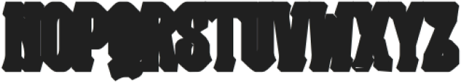 Vintoria Extrude otf (400) Font UPPERCASE