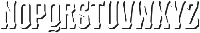 Vintoria Shadow otf (400) Font UPPERCASE