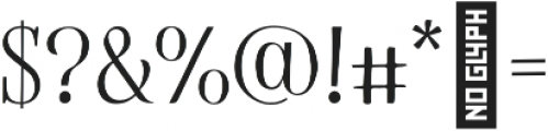 Violetta Serif otf (400) Font OTHER CHARS