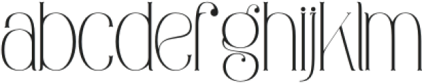 Viona Niosa Regular otf (400) Font LOWERCASE