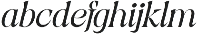Viory Extra Light Italic otf (200) Font LOWERCASE