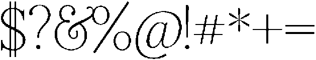 Virelle Essence Serif otf (400) Font OTHER CHARS