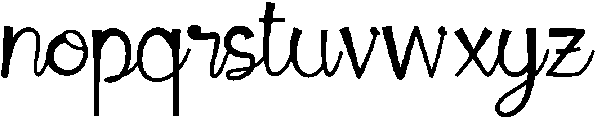 Virelle Regular otf (400) Font LOWERCASE