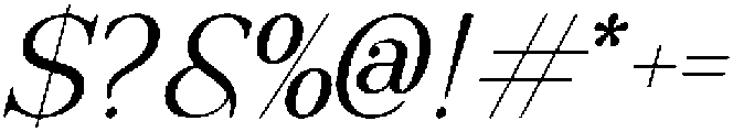 Virelune Regular otf (400) Font OTHER CHARS