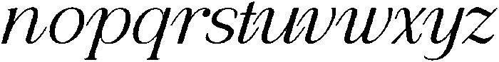 Virelune Regular otf (400) Font LOWERCASE