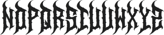 Virgil Creature otf (400) Font UPPERCASE