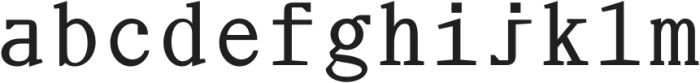 Virgil Mono Bold otf (700) Font LOWERCASE