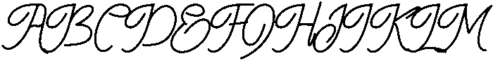 Virginia Regular otf (400) Font UPPERCASE