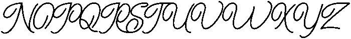 Virginia Regular otf (400) Font UPPERCASE