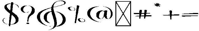 Virginia Regular otf (400) Font OTHER CHARS