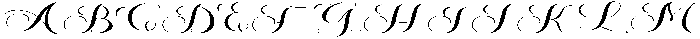 Virginia Regular otf (400) Font UPPERCASE