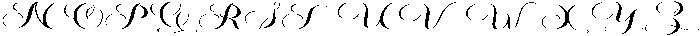 Virginia Regular otf (400) Font UPPERCASE