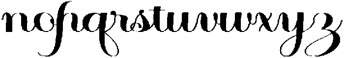 Virginia Regular otf (400) Font LOWERCASE