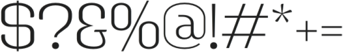 Virtue Serif Extralight otf (200) Font OTHER CHARS