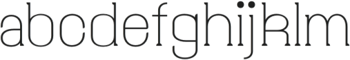 Virtue Serif Thin otf (100) Font LOWERCASE