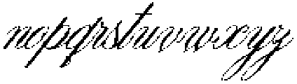 Virtuos Music Script otf (400) Font LOWERCASE