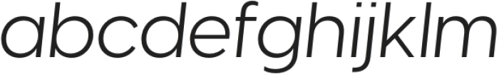 Visby CF Regular Oblique otf (400) Font LOWERCASE