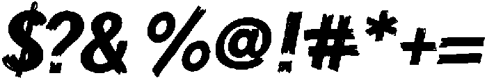 Viscid Italic otf (400) Font OTHER CHARS