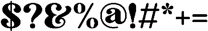 Viskah otf (400) Font OTHER CHARS