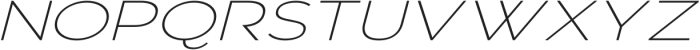 Vista Nordic ExtraLight Italic ttf (200) Font UPPERCASE