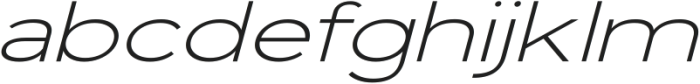 Vista Nordic Light Italic ttf (300) Font LOWERCASE