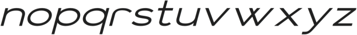 Vista Nordic Medium_Italic otf (500) Font LOWERCASE