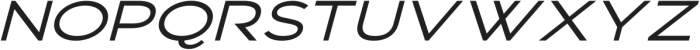 Vista Nordic SemiBold Italic ttf (600) Font UPPERCASE