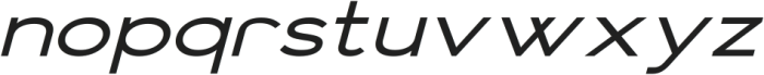 Vista Nordic SemiBold Italic ttf (600) Font LOWERCASE
