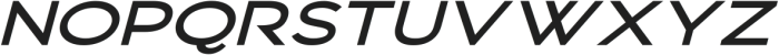 Vista Nordic UltraBold Italic ttf (700) Font UPPERCASE
