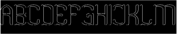 Visual Rhythm-Hollow-Inverse otf (400) Font