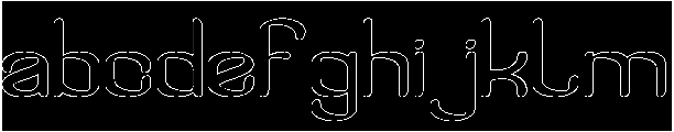 Visual Rhythm-Hollow-Inverse otf (400) FONT