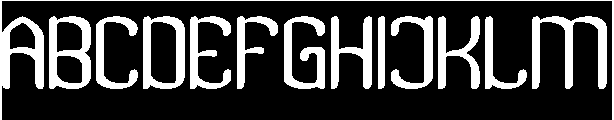 Visual Rhythm-Inverse otf (400) Font UPPERCASE