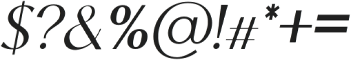 victorian vogue Italic otf (400) Font OTHER CHARS