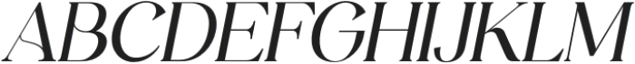 victorian vogue Italic otf (400) Font UPPERCASE