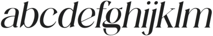 victorian vogue Italic otf (400) Font LOWERCASE