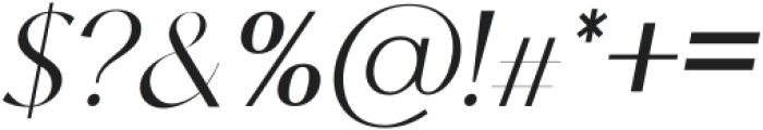 victorian vogue Thin Italic otf (100) Font OTHER CHARS