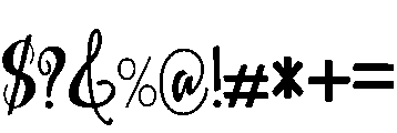 violette otf (400) Font OTHER CHARS