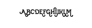 Violina typeface Font UPPERCASE