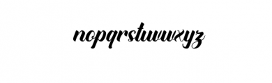 Virgelina.ttf Font LOWERCASE