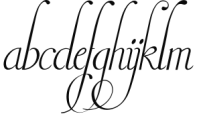 Victorian Alphabets Nine Font LOWERCASE