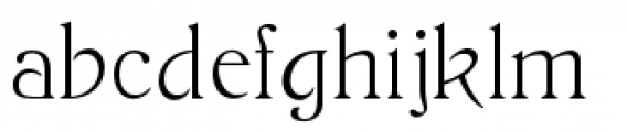 Vienna Font LOWERCASE