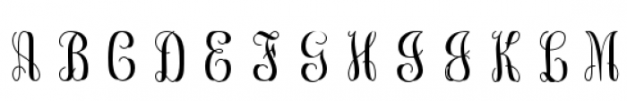 Vine Monograms Font LOWERCASE