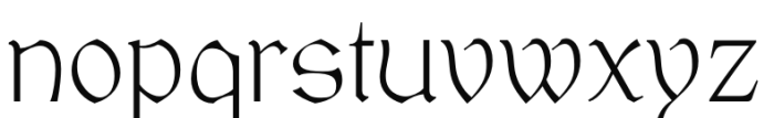 Vinque Ul Font LOWERCASE