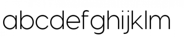 Visby Light Font LOWERCASE
