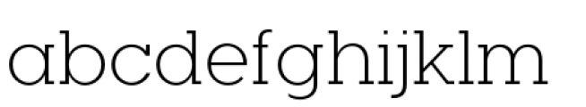 Visby Slab Light Font LOWERCASE