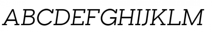 Visby Slab Regular Oblique Font UPPERCASE